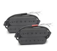 ALFAAL Electric Guitar Single Coil Pickup Set 6 String Humbucker N-7.5k/B-15K Fan Fret Pickup 4 Conductor Cable Output Coil Splitting Guitar Pickup(C)