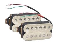 ALFAAL Electric Guitar Single Coil Pickup Set 6 Strings Electric Guitar Humbucker With Adjustable Screw Dual Coil Splitting Guitar Pickup N7.5K B15K Output(C)