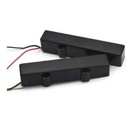 ALFAAL Electric Guitar Single Coil Pickup Set Ceramic Sealed Style 5 String JB Bass Pickup Neck/Bridge Pickup For JB Style Bass Guitar Parts(A)