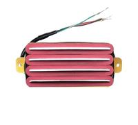 ALFAAL Electric Guitar Single Coil Pickup Set Double Rail 2-Dual Blade Electric Guitar High Output Track Type Four Coil Humbucker Professional Pickup Multi Color(F)