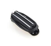 ALFAAL Electric Guitar Single Coil Pickup Set Dual Coil Humbucker Pickup 4 Wire Dual Rail Pickup Coil Pickup For Electric Guitar(Black-Chrome)