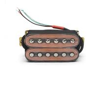 ALFAAL Electric Guitar Single Coil Pickup Set Electric Guitar Double Coil Humbucker Electric Guitar Pickup Four Conduct With Shield Bridge-15K Or Neck-7.5K Pickup(X)