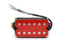 ALFAAL Electric Guitar Single Coil Pickup Set Electric Guitar Double Coil Humbucker Electric Guitar Pickup Red Professional Guitar Instrument Accessories(A)