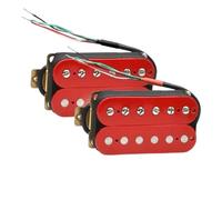 ALFAAL Electric Guitar Single Coil Pickup Set Electric Guitar Double Coil Humbucker Electric Guitar Pickup Four Conduct With Shield Bridge-15K Or Neck-7.5K Pickup(T)