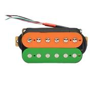 ALFAAL Electric Guitar Single Coil Pickup Set Electric Guitar Humbucker 12 Adjustable Screw Dual Coil For 6 String Guitar Coil Spliting Pickup N7.5K B15K(I)