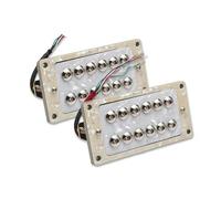 ALFAAL Electric Guitar Single Coil Pickup Set Electric Guitar Humbucker Adjustable Screw Dual Coil 6String Guitar Coil Splitting Pickup N7.5K/B15K Output