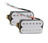 ALFAAL Electric Guitar Single Coil Pickup Set Electric Guitar Humbucker Guitar Pickup Four Conduct With Shield Bridge-15K Or Neck-7.5K Pickup(Z)
