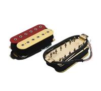 ALFAAL Electric Guitar Single Coil Pickup Set Electric Guitar Humbucker With Adjustable Hex Screw Dual Coil Coil Spliting Pickup 6 Strings N7.5K B15K Output(B)