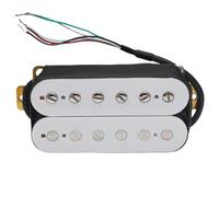 ALFAAL Electric Guitar Single Coil Pickup Set Humbucker Electric Guitar Pickup Coil Splitting Pickup Humbucker Dual Coil Pickup 4 Conduct Cable N-7.5K/B-15K Output(A)
