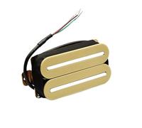 ALFAAL Electric Guitar Single Coil Pickup Set Large Double-track Electric Guitar Pickup High Power Output Single ST SQ Double Coil Guitar Instrument Accessories(Yellow neck)