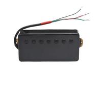 ALFAAL Electric Guitar Single Coil Pickup Set LP 7-String Guitar Brass Cover Humbucker Slotted Screw 8.5K 14K Coil Splitting Pickup For 7-String Electric Guitar(C)