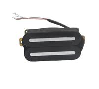 ALFAAL Electric Guitar Single Coil Pickup Set Professional Guitar Dual Rail Electric Guitar Humbucker Pickup Double Coil Coil Splitting Ceramic N-10K B-16K(Bridge)