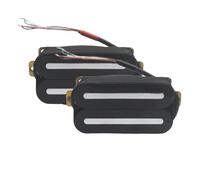 ALFAAL Electric Guitar Single Coil Pickup Set Professional Guitar Dual Rail Electric Guitar Humbucker Pickup Double Coil Coil Splitting Ceramic N-10K B-16K(One Set)