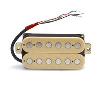 ALFAAL Electric Guitar Single Coil Pickup Set ST Electric Guitar Six-string Double-coil Pickup Yellow Panel 6.3 Size Pattern Magnetic Column Guitar Accessories(Yellow,Neck)
