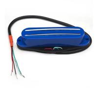 ALFAAL Electric Guitar Single Coil Pickup Set ST Style Humbucker Twin Blade Pickup Mini Humbucker Dual Rail 9K For FD ST Electric Guitar Replacement Multi Colour(Deep Blue)