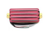 ALFAAL Electric Guitar Single Coil Pickup Set ST TL LP High Output Rail-type Four-coil Double Pickup Metal Guitar Pickup Accessories Are (Pink)
