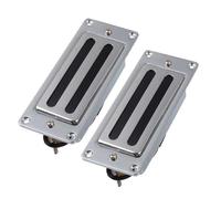 ALFAAL Electric Guitar Single Coil Pickup Set Two Line Mini Electric Guitar Humbucker Pickup For LP Guitar Chrome Guitar Accessories