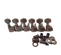 ALFAAL Electric Guitar Tuning Pegs Keys Guitar Locking Tuners For 6 String Electric Folk Or Acoustic Guitars 3L + 3R