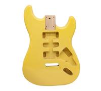 ALFAAL Electric Guitar Yellow Body DIY Electric Guitar Body Semi-finished Guitar Modified DIY Musical Instrument Accessories