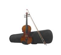 ALFAAL Electric Violin Solid Wood Violin Student Adult Beginner Playing Electronic Violin (Color : Dark brown)