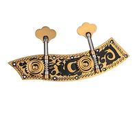 ALFAAL Engraved Double Bass Dual Tuning Pegs Tuner Machine Heads 2 Left 2 Right For 4/4 3/4 Double Bass