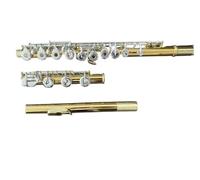ALFAAL flute for beginners 17-hole French gold copper material flute instrument E key flute playing flute
