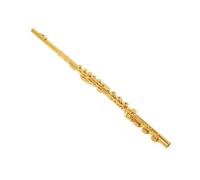 ALFAAL flute for beginners Flute Professional Cupronickel Opening C Key 17 Hole Flute Plated Musical Instruments With Case