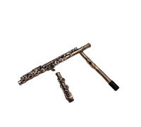 ALFAAL flute for beginners Red Bronze Flute Standard C Key for Beginners Western Flute Playing Wind Instruments