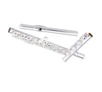 ALFAAL flute for beginners Silver-plated French 17-hole open and closed dual-purpose test model affordable beginner standard C tune