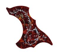 ALFAAL Folk Acoustic Guitar Pickguard Protective Stickers Strumming Protective Plate Cover For 40 Inch 41 Inch Guitar Acoustic Guitar Pickguards (Color : 03)