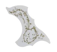 ALFAAL Folk Acoustic Guitar Pickguard Protective Stickers Strumming Protective Plate Cover For 40 Inch 41 Inch Guitar Acoustic Guitar Pickguards (Color : 01)
