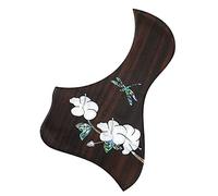ALFAAL Folk Acoustic Guitar Pickguard Self-adhesive Pick Guard Sticker For Rosewood Inlaid With Shell Acoustic Guitar Pickguards (Color : 01)