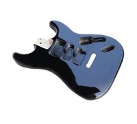 ALFAAL For ST Semi-finished Electric Guitar Body DIY Professional Modification Black Poplar Body Instrument Accessories