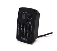 ALFAAL Four-band Guitar Pickup Folk Acoustic Guitar EQ Equalizer Piezoelectric Pickup Rubber Panel