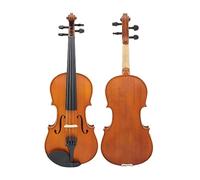 ALFAAL Full Size 4/4 3/4 Violin Acoustic Violin Spruce Matte Violin With Case Bow Strings Shoulder Rest Tuner (Color : 4-4)