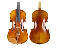 ALFAAL Full Size 4/4 Handcraft Semi-light Finished Spruce Face Flamed Maple Violin Jujube Pegs Full Parts Advanced Violin (Color : 1/8)