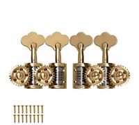 ALFAAL German Style Singer Tuner 3/4 4/4 Double Bass Universal Brass Machine Head Upright Bass Tuning Pegs