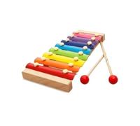 ALFAAL Glockenspiel Xylophone Eight-tone Xylophone Rosewood Professional Percussion Instrument Aluminum Plate Piano Suitable For Beginners(A)