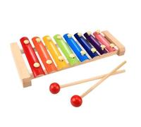 ALFAAL Glockenspiel Xylophone Musical Instruments Wooden Xylophone Eight-tone Wooden Percussion Instrument