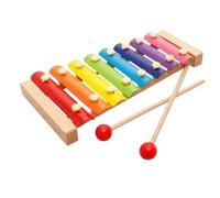 ALFAAL Glockenspiel Xylophone Xylophone Musical Instrument Wooden Musical Instrument 8-tone Hand-knocking Professional Xylophone