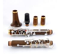 ALFAAL Guatamalense Wood Professional Clarinet Bb Silver Plated 19 Keys Sib Klarnet Beginner Clarinet