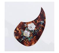 ALFAAL Guitar Accessories 2.0mm Thickness Celluloid Self Sticker Acoustic Guitar Pickguard Acoustic Guitar Pickguards (Color : 02)