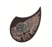 ALFAAL Guitar Accessories Folk Classical Rosewood Guitar Guard Abalone Shell Inlaid Guard Acoustic Guitar Pickguards