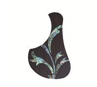 ALFAAL Guitar Accessories Rosewood Folk Classical Guitar Pickguard Abalone Inlaid Pickguard Acoustic Guitar Pickguards
