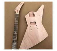ALFAAL Guitar body 1Set Guitar Guitar Neck 22 Fret Guitar Body Banana Head Dot Inlay Set In Kit DIY Guitar DIY Accessory