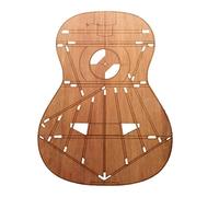 ALFAAL Guitar body 39 Inch Classical Guitar Body Templates Wood Guitar DIY Accessory