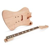 ALFAAL Guitar body 6 Strings Mahogany Solid Body Electric Guitar Builer Kit Guitar DIY Accessory