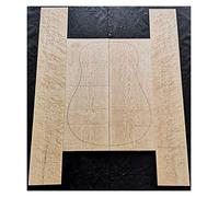 ALFAAL Guitar body Acoustic Guitar Maple Back And Side Panels Unfinished Guitar Making Materials DIY Materials Guitar DIY Accessory (Color : 1)