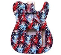 ALFAAL Guitar body Alder Wood Electric Guitar Body For TL Body With Hot Soft Printing Guitar DIY Accessory