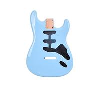 ALFAAL Guitar body Alder Wood Guitar Body Sky Blue For SSS Pickup DIY ST Guitar Eectric Guitar Replacement Guitar DIY Accessory